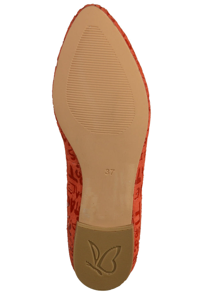 Caprice Ballerinas Leder Orange
