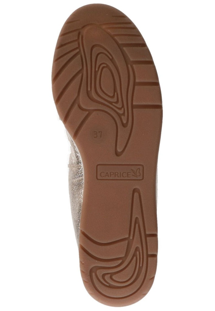 Caprice Ballerinas Leder Platin