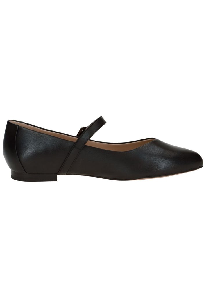 Caprice Ballerinas Leder Schwarz