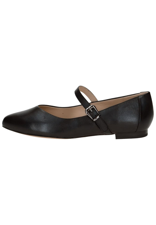 Caprice Ballerinas Leder Schwarz