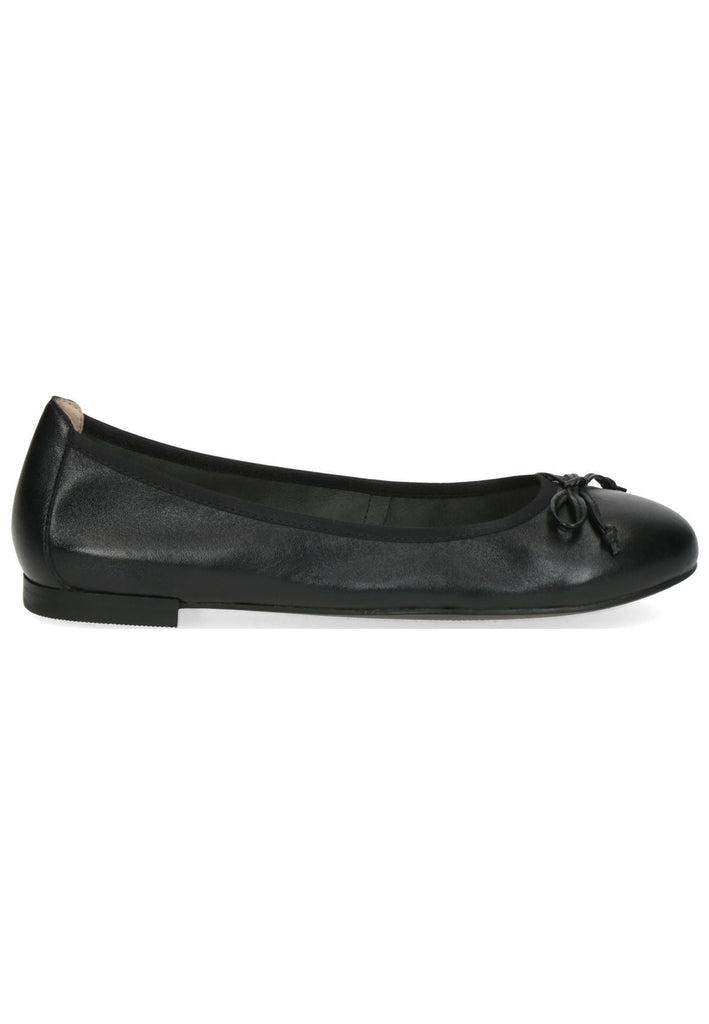 Caprice Ballerinas Leder Schwarz