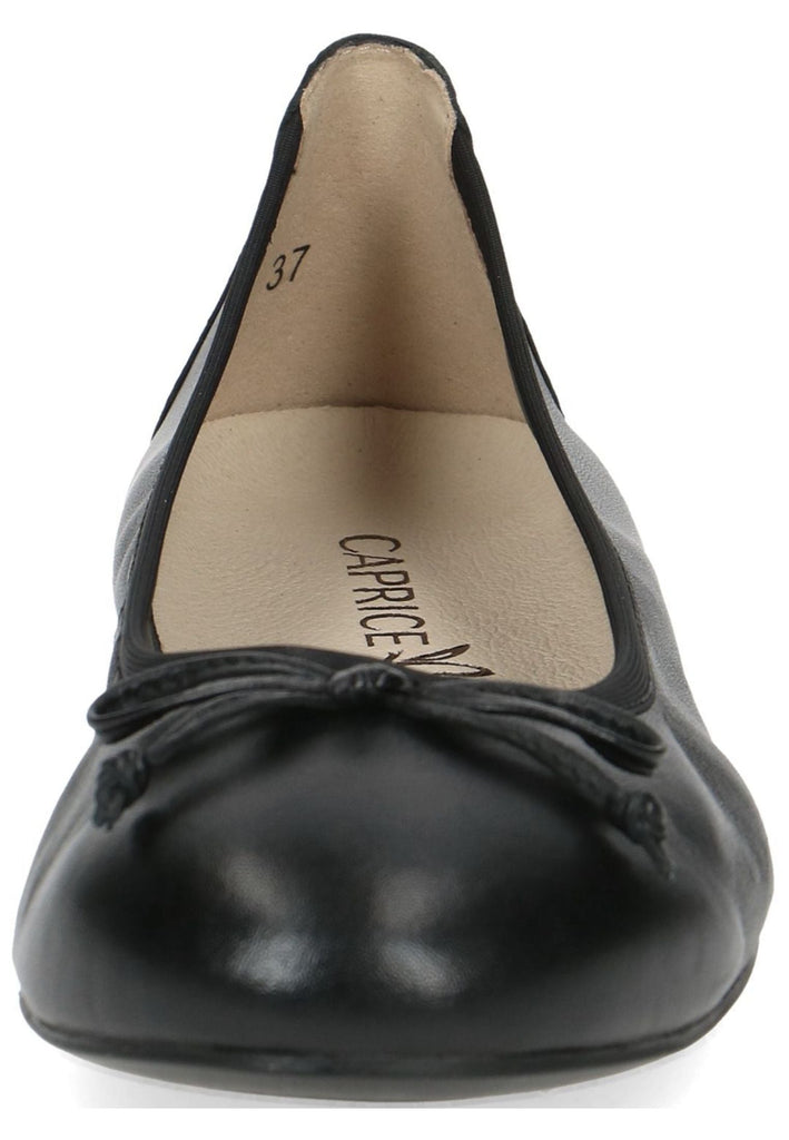 Caprice Ballerinas Leder Schwarz
