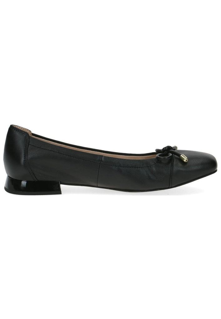 Caprice Ballerinas Leder Schwarz