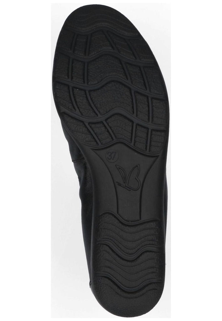 Caprice Ballerinas Leder Schwarz