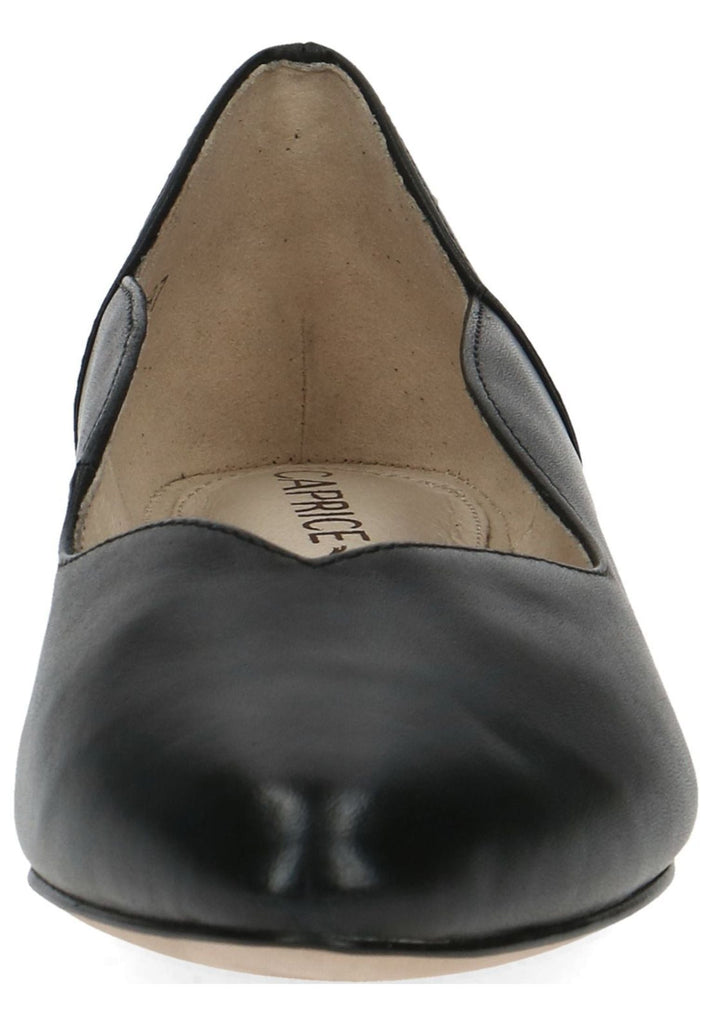 Caprice Ballerinas Leder Schwarz
