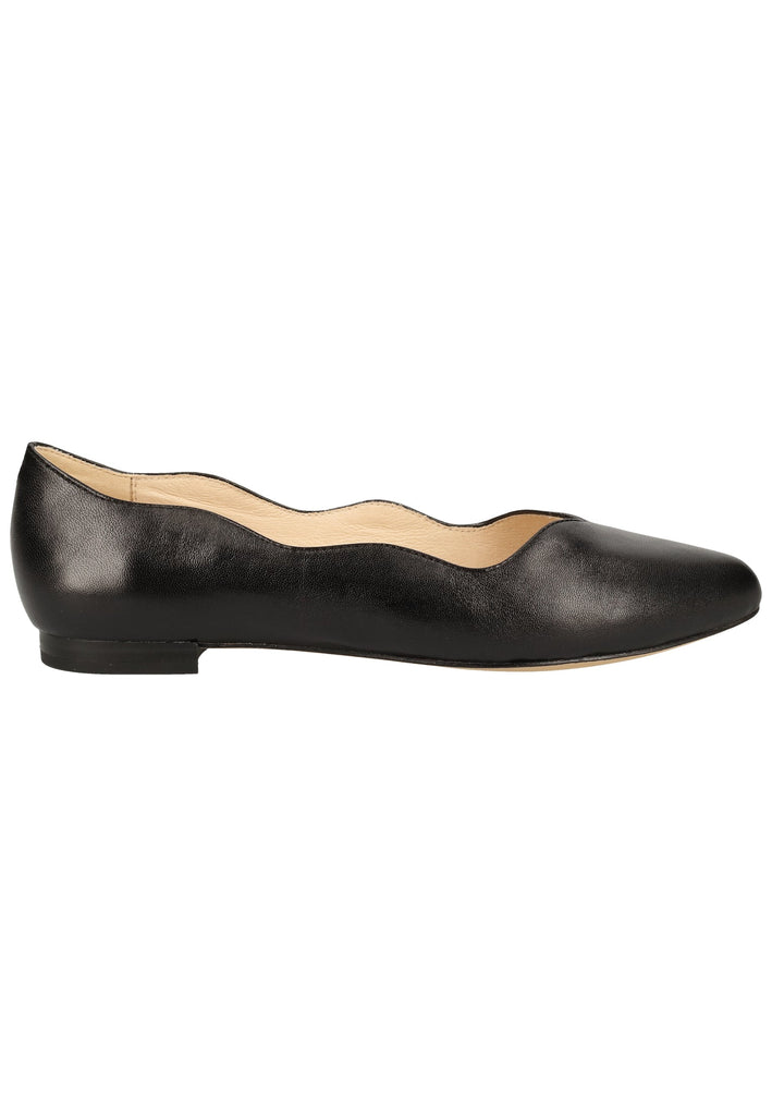 Caprice Ballerinas Leder Schwarz