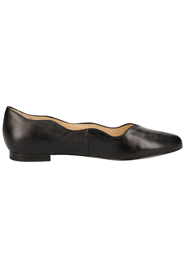 Caprice Ballerinas Leder Schwarz