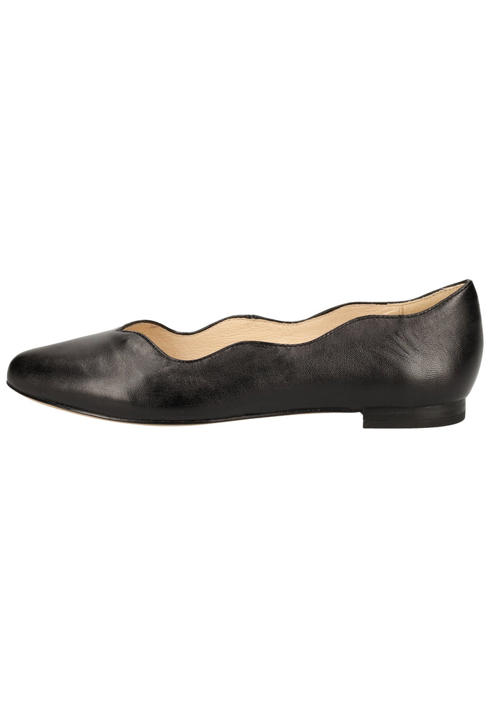 Caprice Ballerinas Leder Schwarz