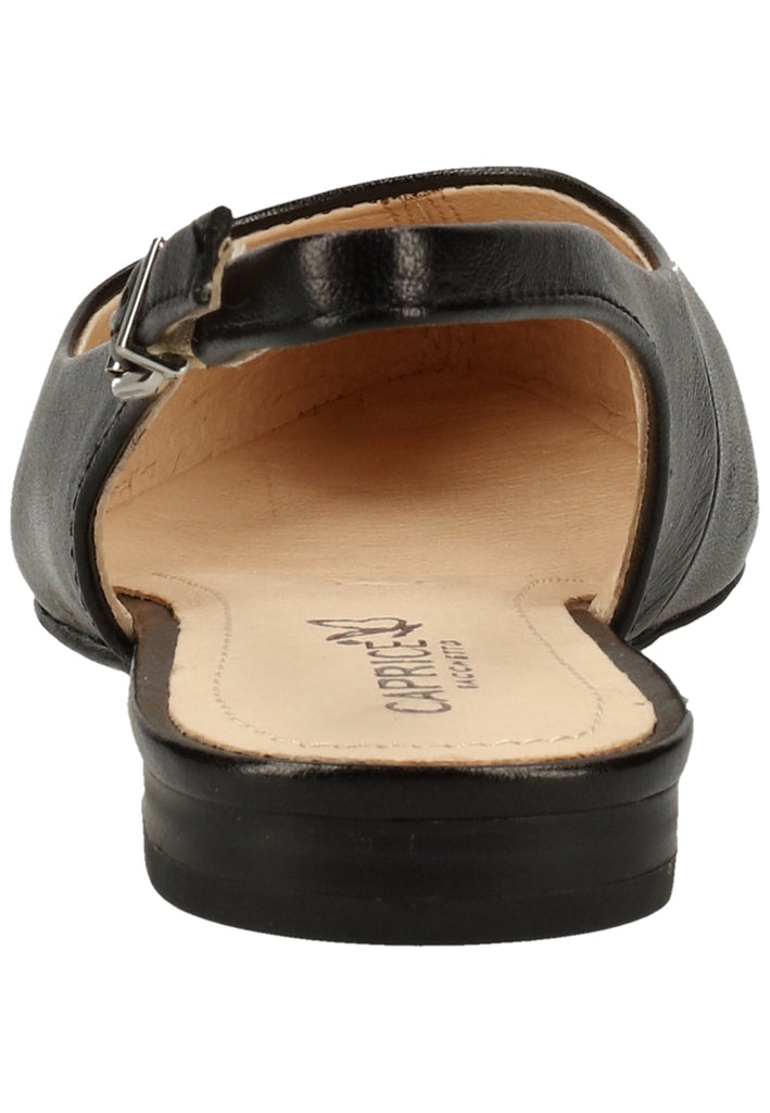 Caprice Ballerinas Leder Schwarz