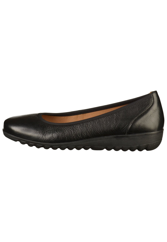 Caprice Ballerinas Leder Schwarz