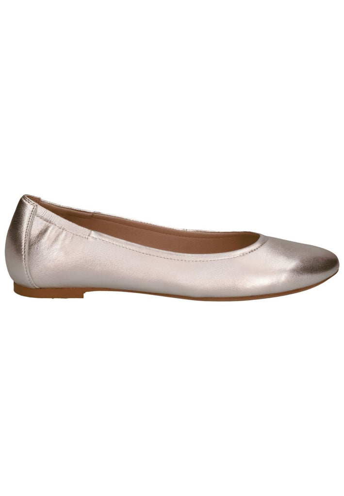 Caprice Ballerinas Leder Silber