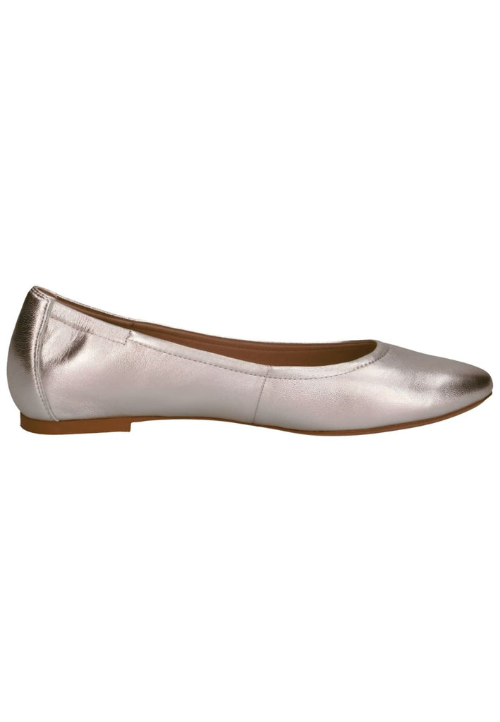 Caprice Ballerinas Leder Silber