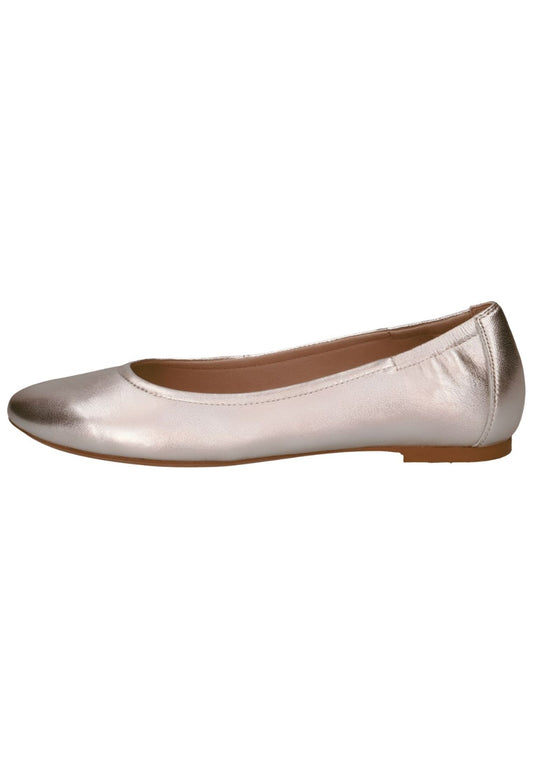 Caprice Ballerinas Leder Silber