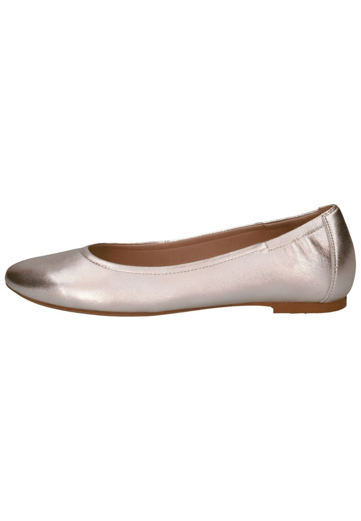 Caprice Ballerinas Leder Silber