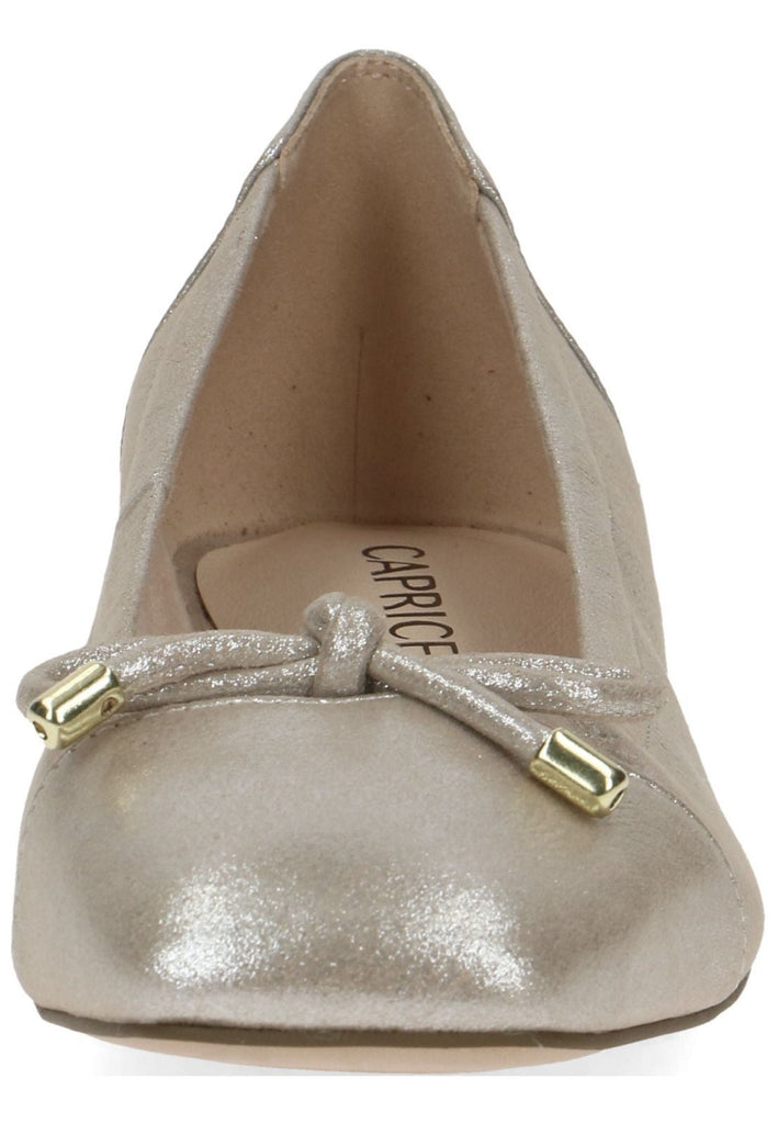 Caprice Ballerinas Leder Taupe