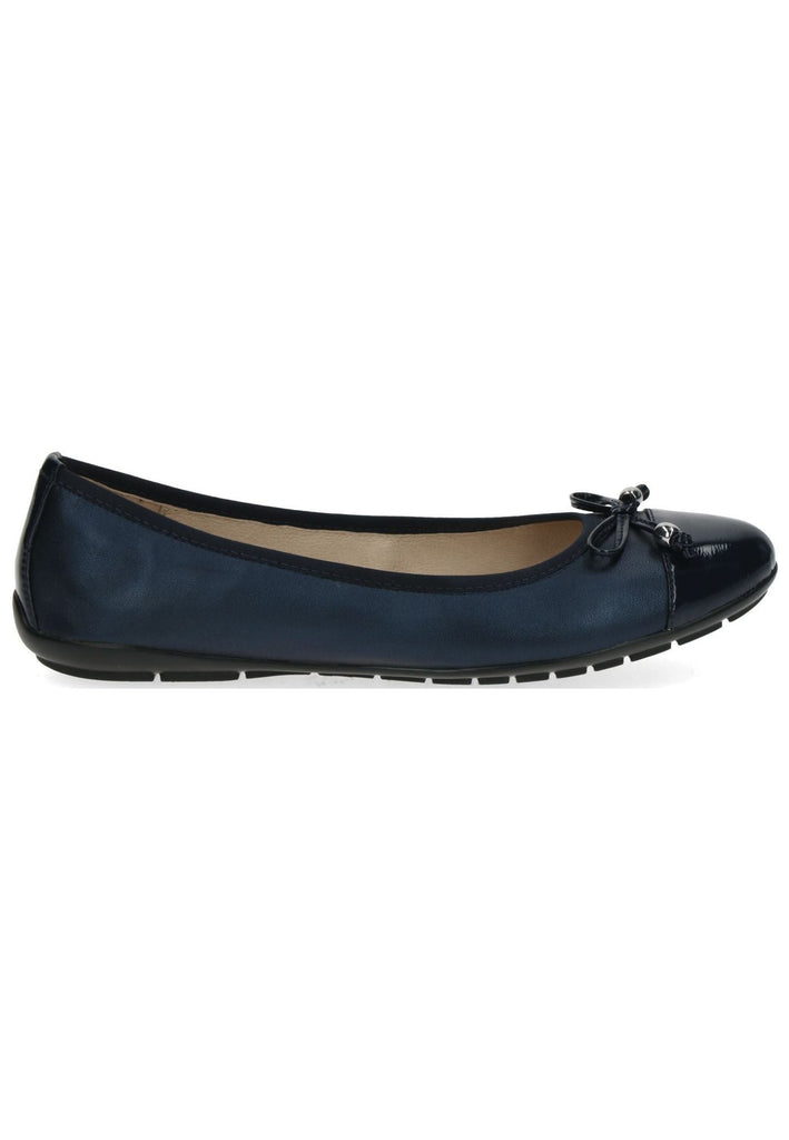 Caprice Ballerinas Leder/Textil Navy