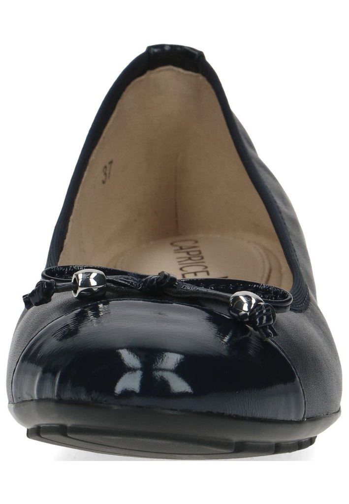 Caprice Ballerinas Leder/Textil Navy