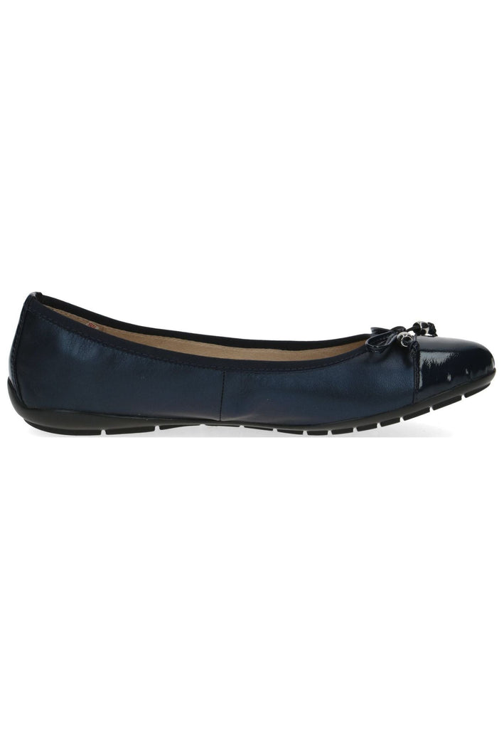 Caprice Ballerinas Leder/Textil Navy