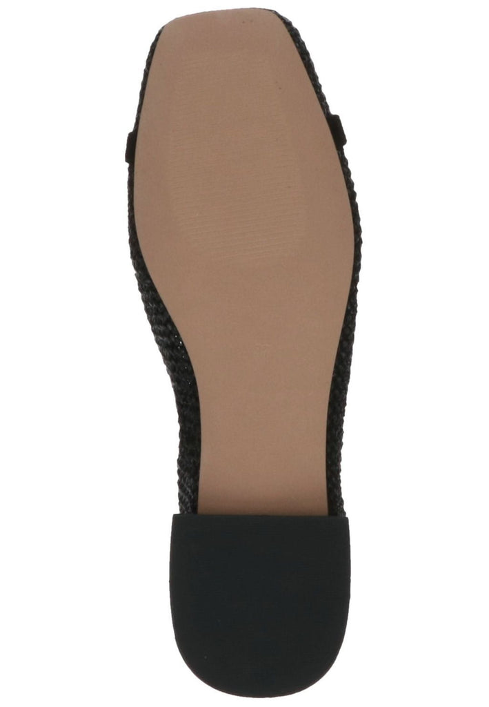 Caprice Ballerinas Leder/Textil Schwarz