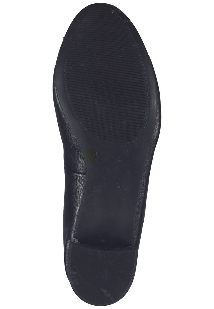 Caprice Ballerinas Leder/Textil Schwarz