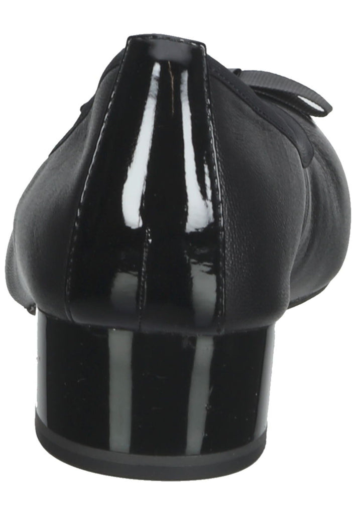 Caprice Ballerinas Leder/Textil Schwarz