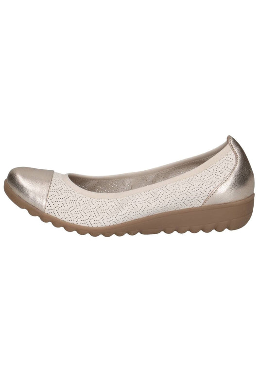 Caprice Ballerinas Leder Vanilla