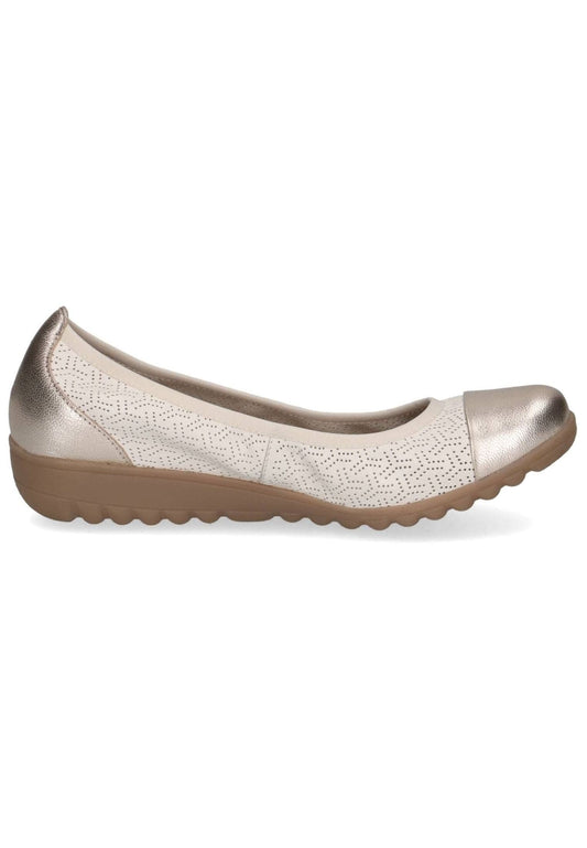 Caprice Ballerinas Leder Vanilla