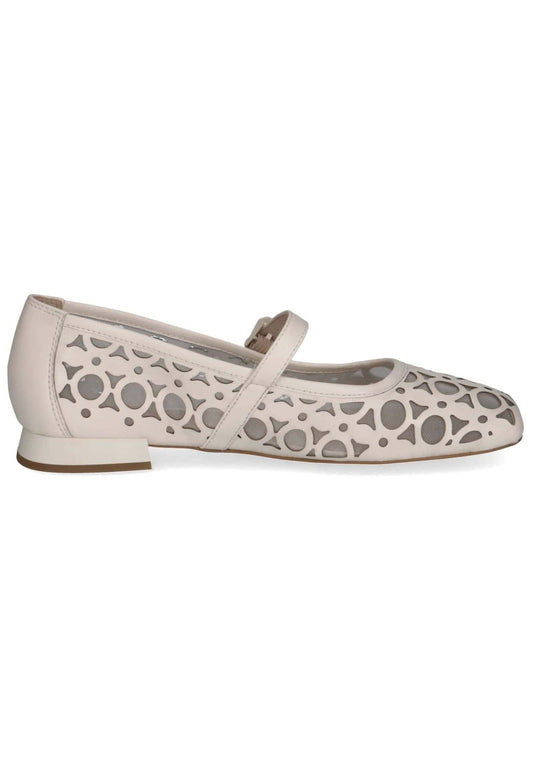 Caprice Ballerinas Leder Vanilla