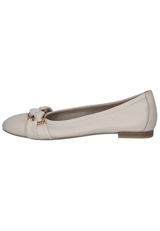Caprice Ballerinas Leder Vanilla
