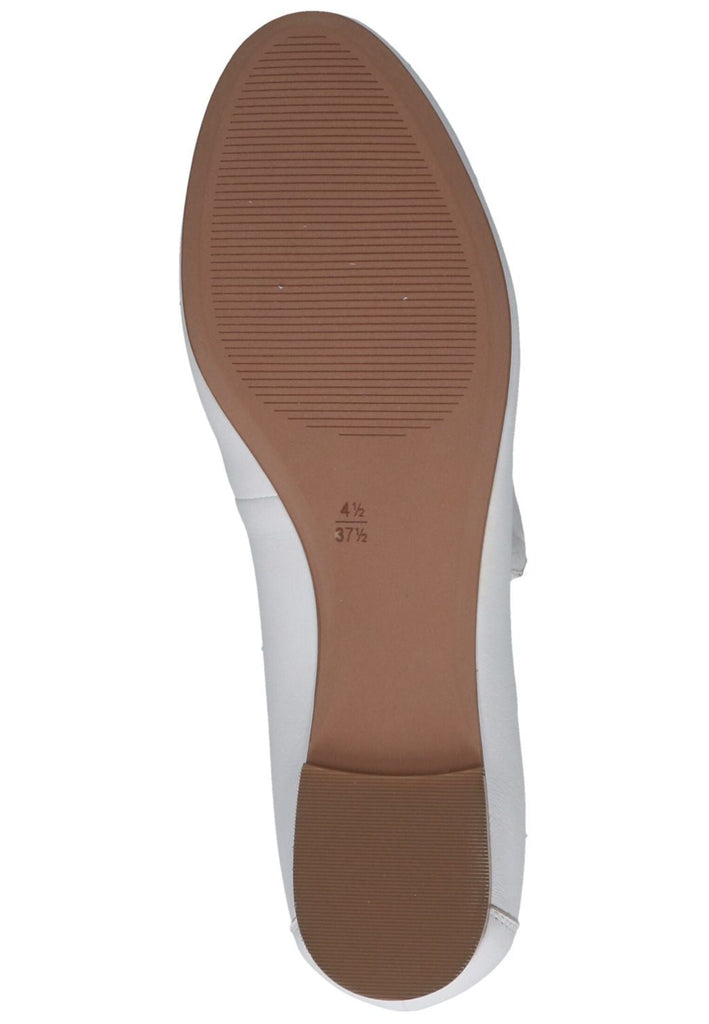 Caprice Ballerinas Leder Weiß
