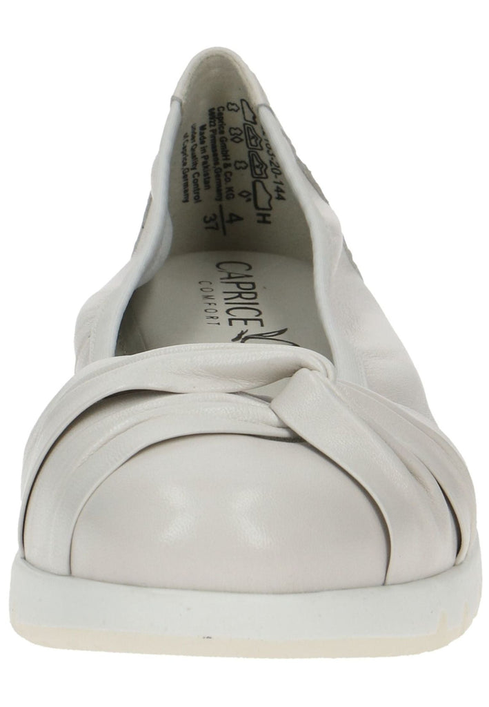 Caprice Ballerinas Leder Weiß