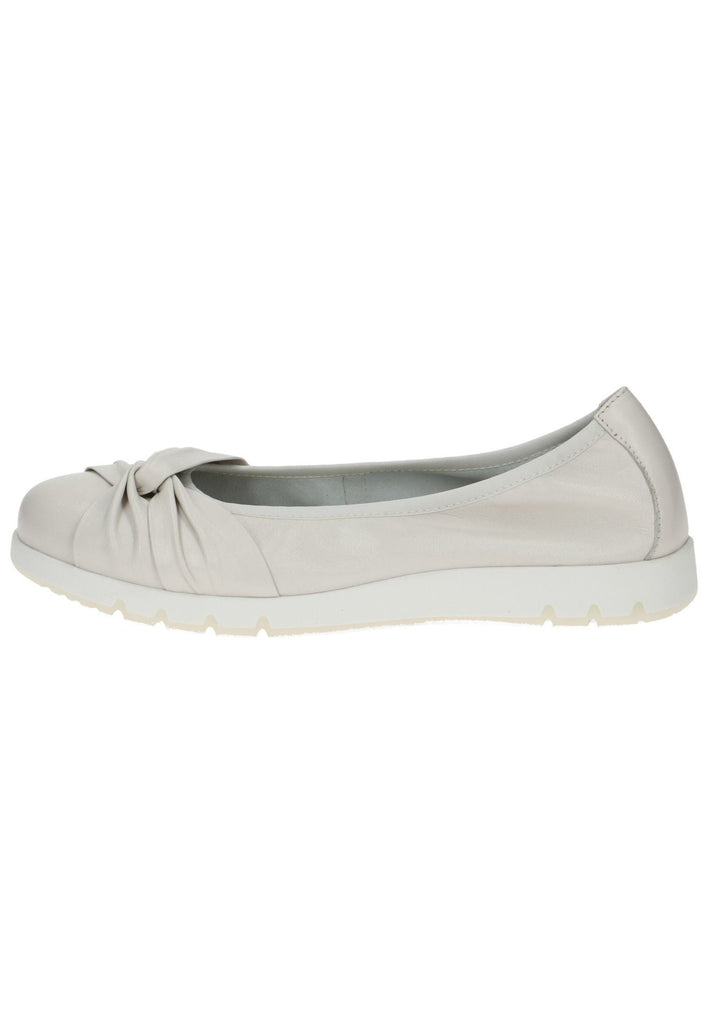 Caprice Ballerinas Leder Weiß