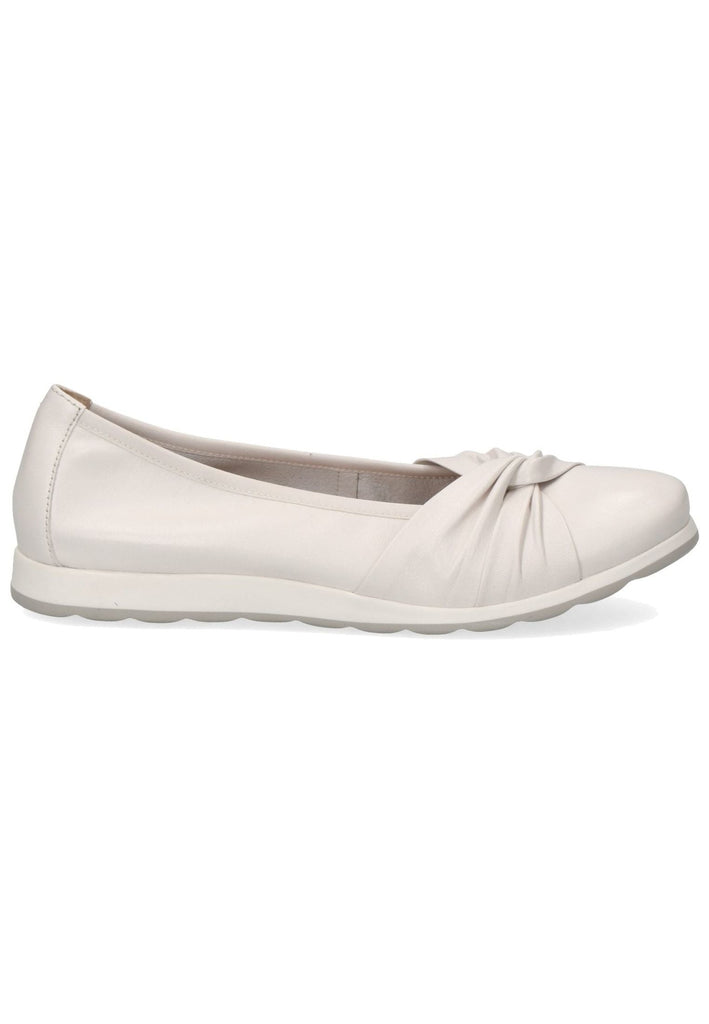 Caprice Ballerinas Leder Weiß