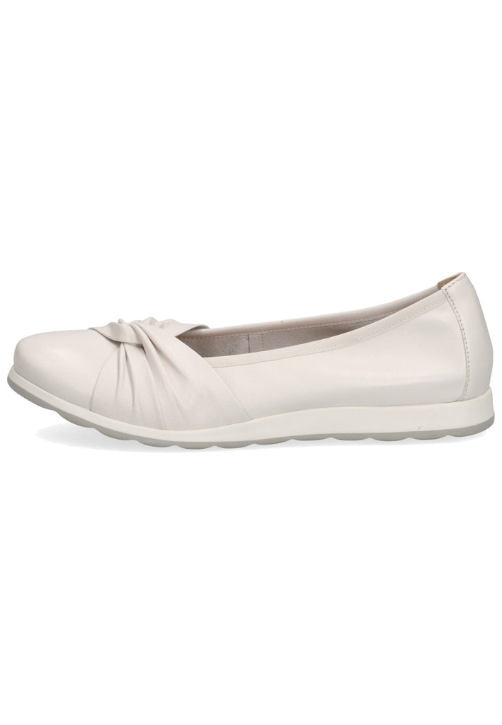Caprice Ballerinas Leder Weiß