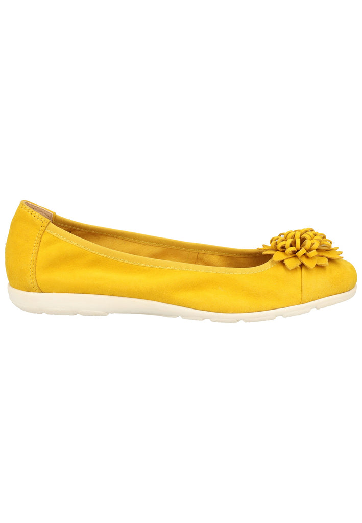 Caprice Ballerinas Leder Yellow