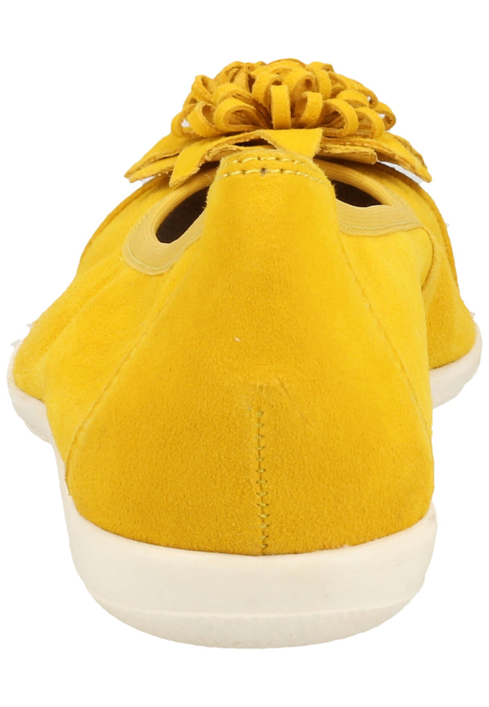 Caprice Ballerinas Leder Yellow