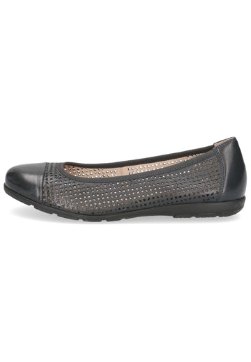 Caprice Ballerinas Nappaleder Ocean