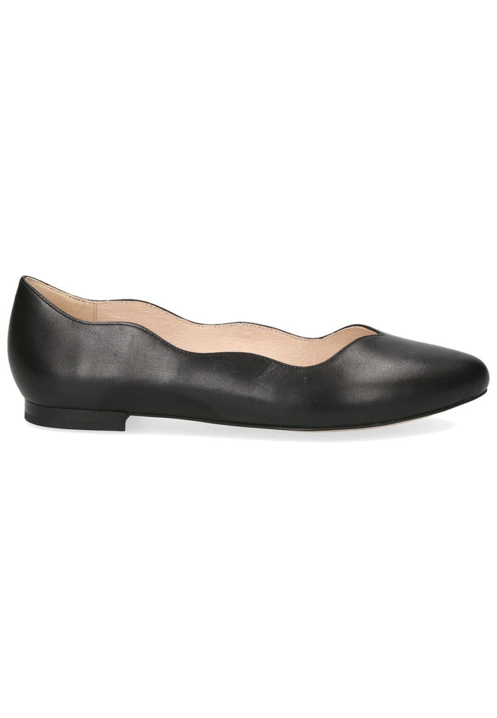 Caprice Ballerinas Nappaleder Schwarz