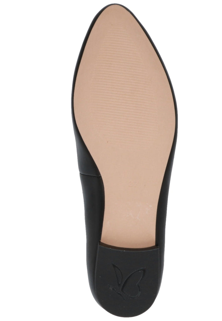Caprice Ballerinas Nappaleder Schwarz