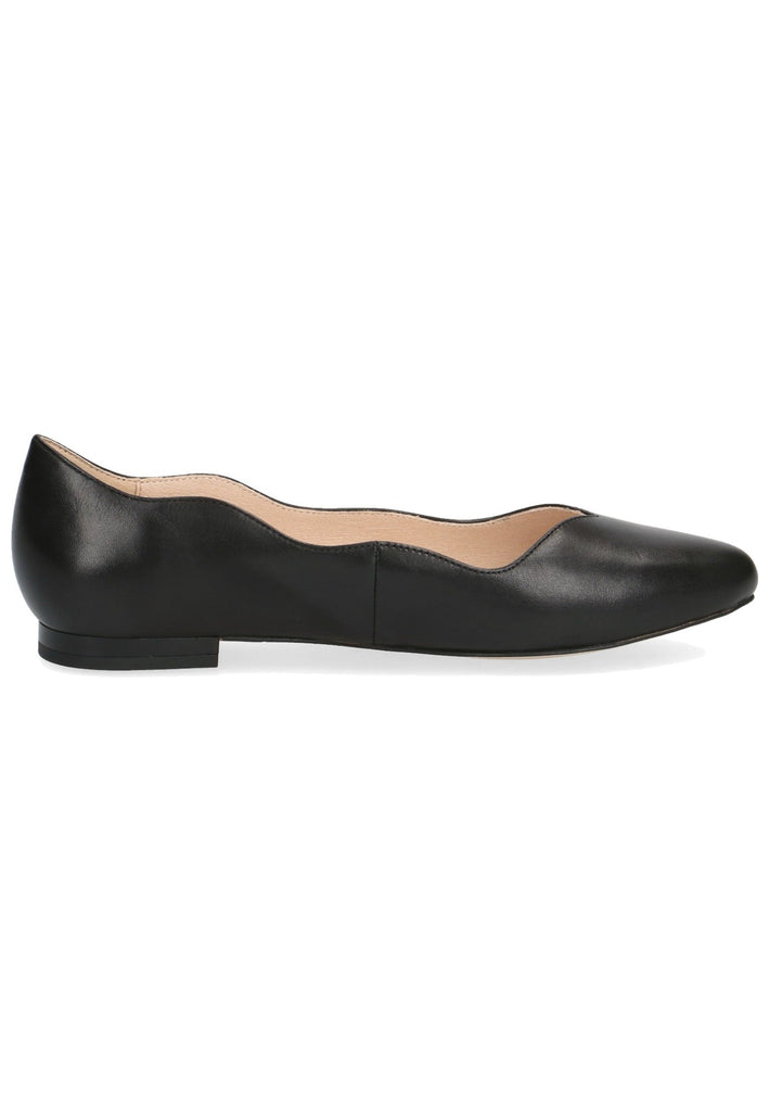 Caprice Ballerinas Nappaleder Schwarz