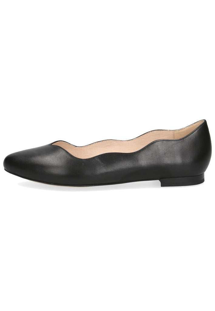Caprice Ballerinas Nappaleder Schwarz
