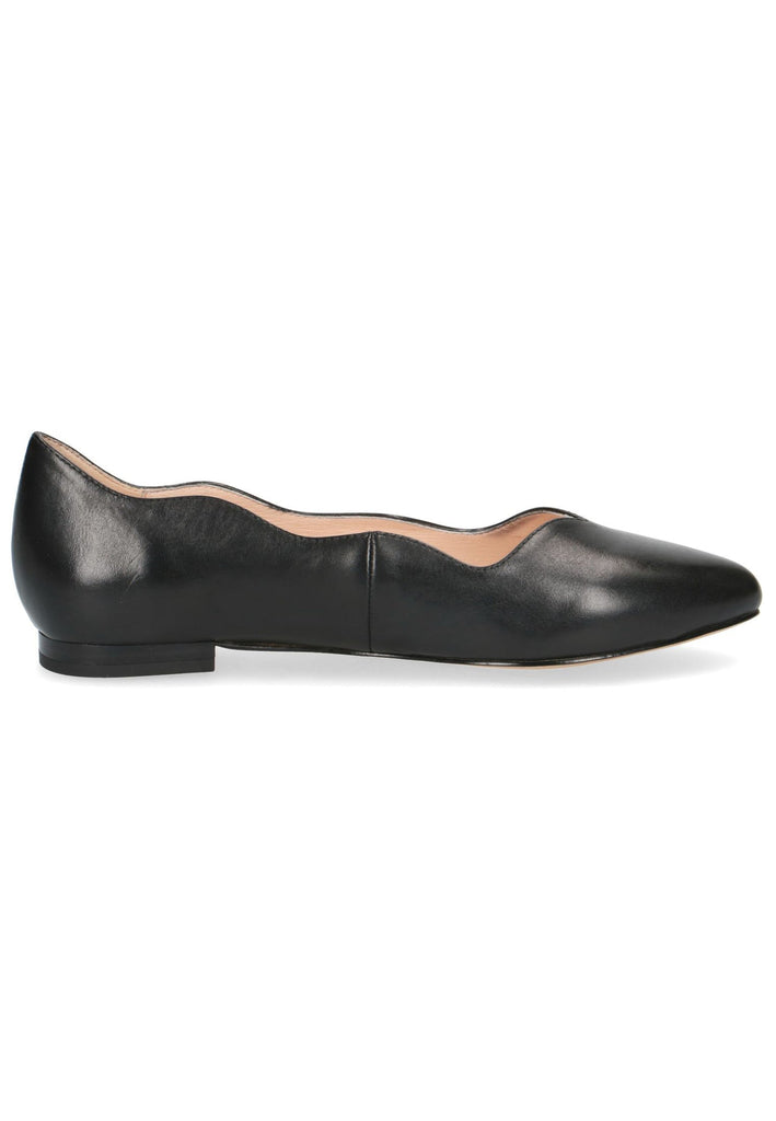Caprice Ballerinas Nappaleder Schwarz