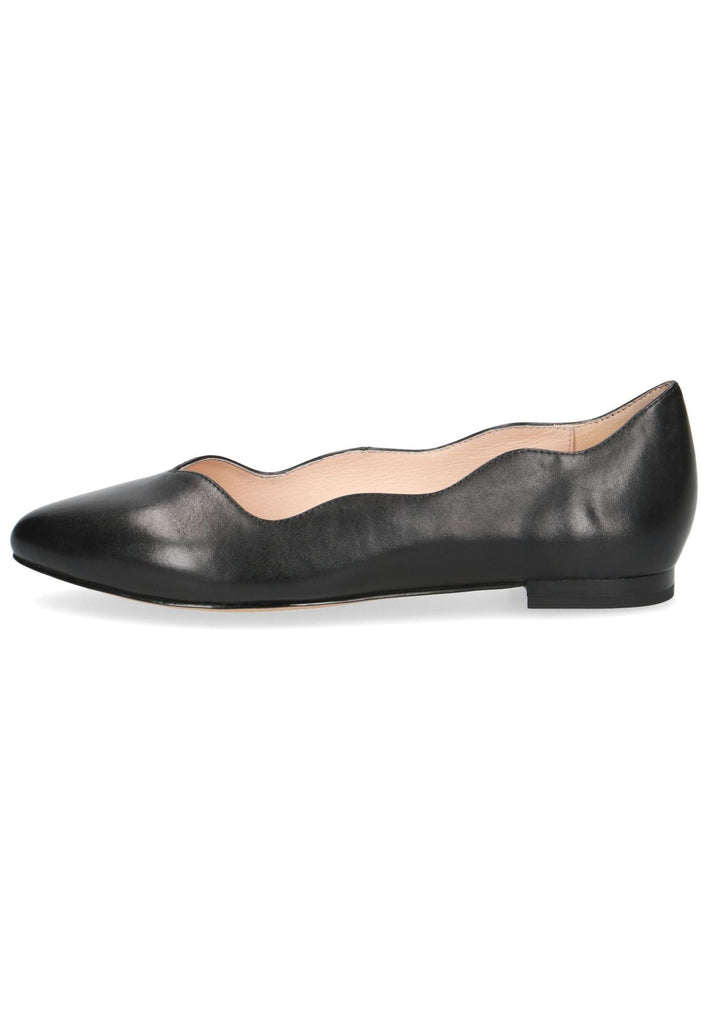 Caprice Ballerinas Nappaleder Schwarz