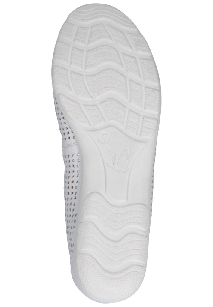 Caprice Ballerinas Nappaleder Weiß