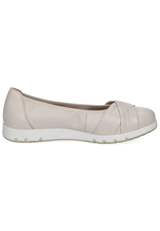 Caprice Ballerinas Nappaleder Weiß