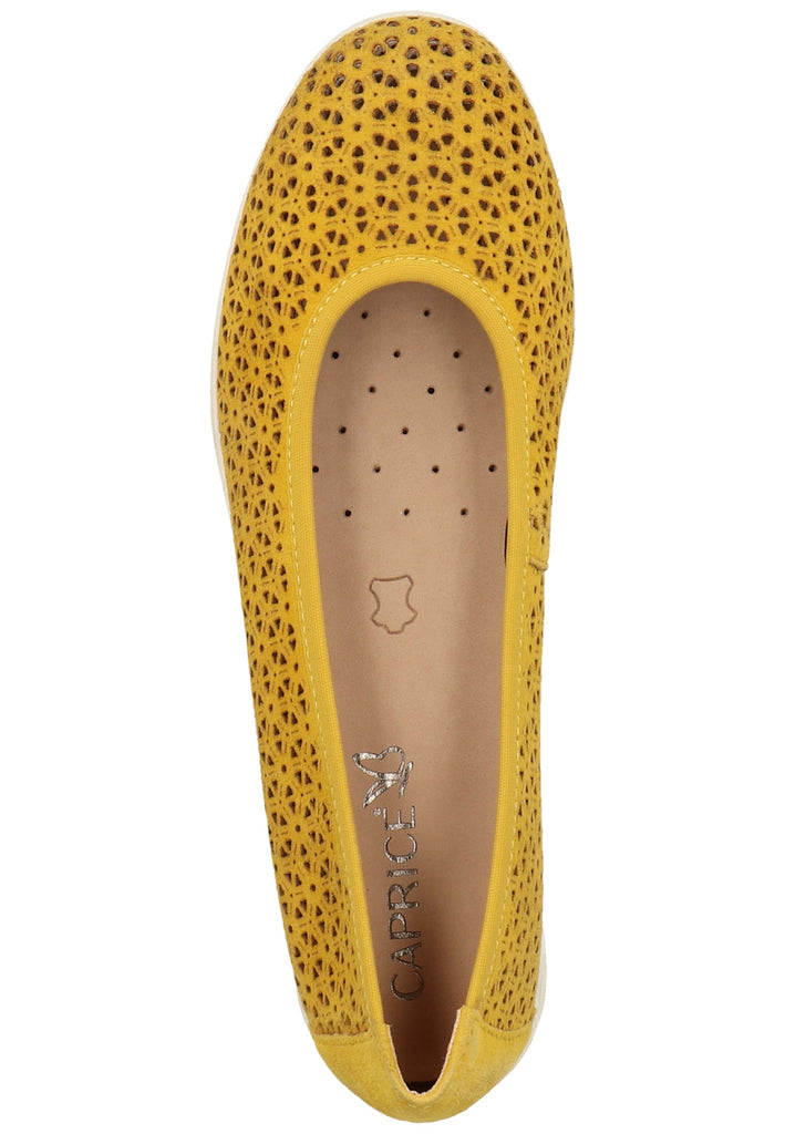 Caprice Ballerinas Nappaleder Yellow