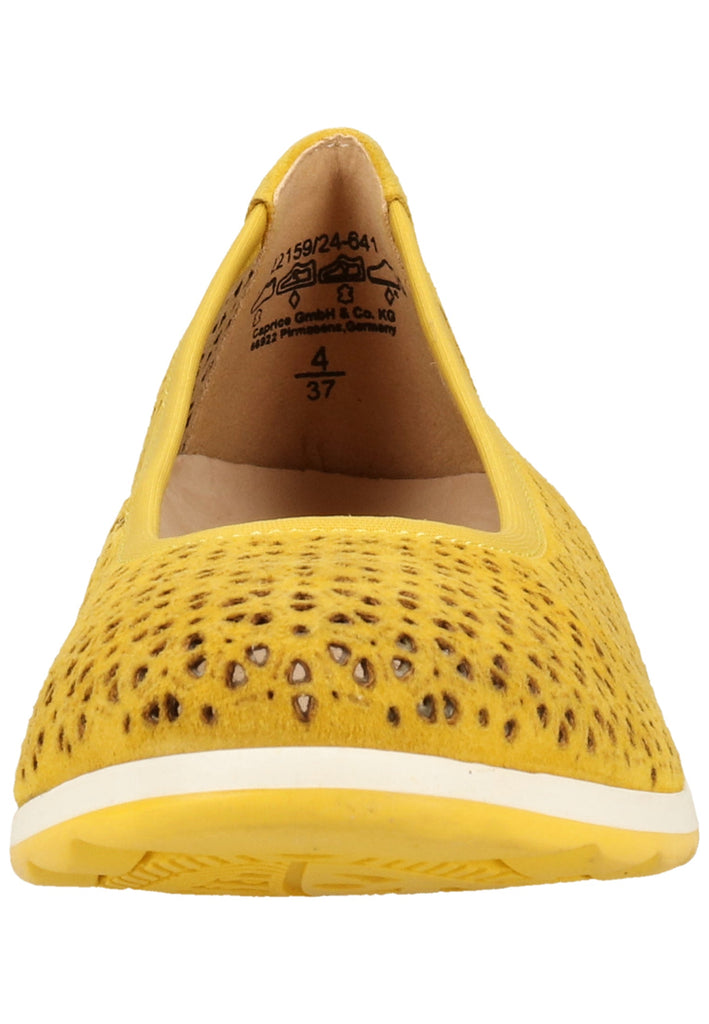 Caprice Ballerinas Nappaleder Yellow