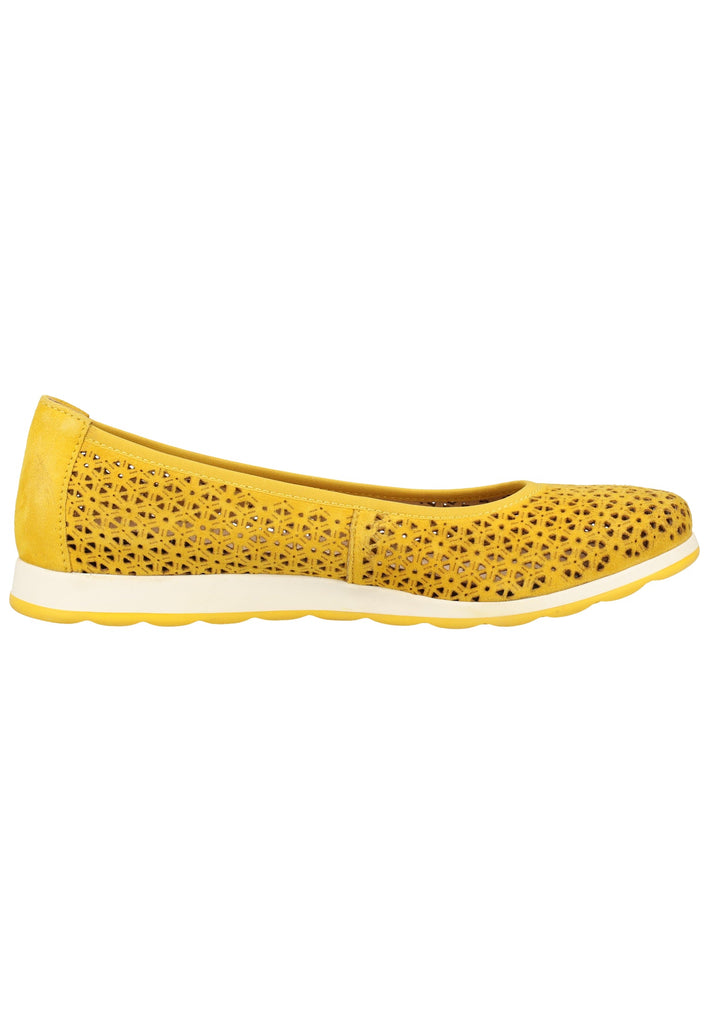 Caprice Ballerinas Nappaleder Yellow