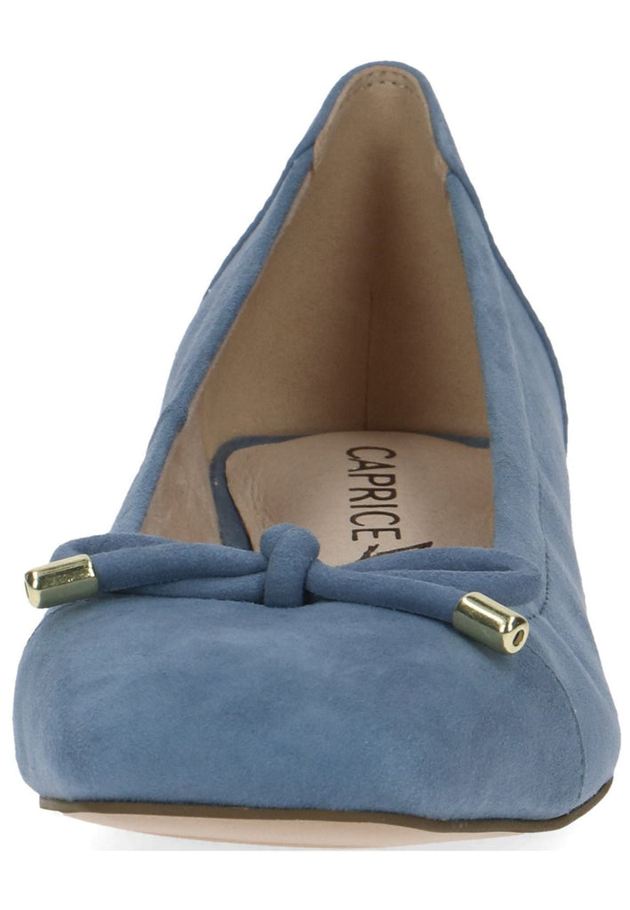 Caprice Ballerinas Veloursleder Blau