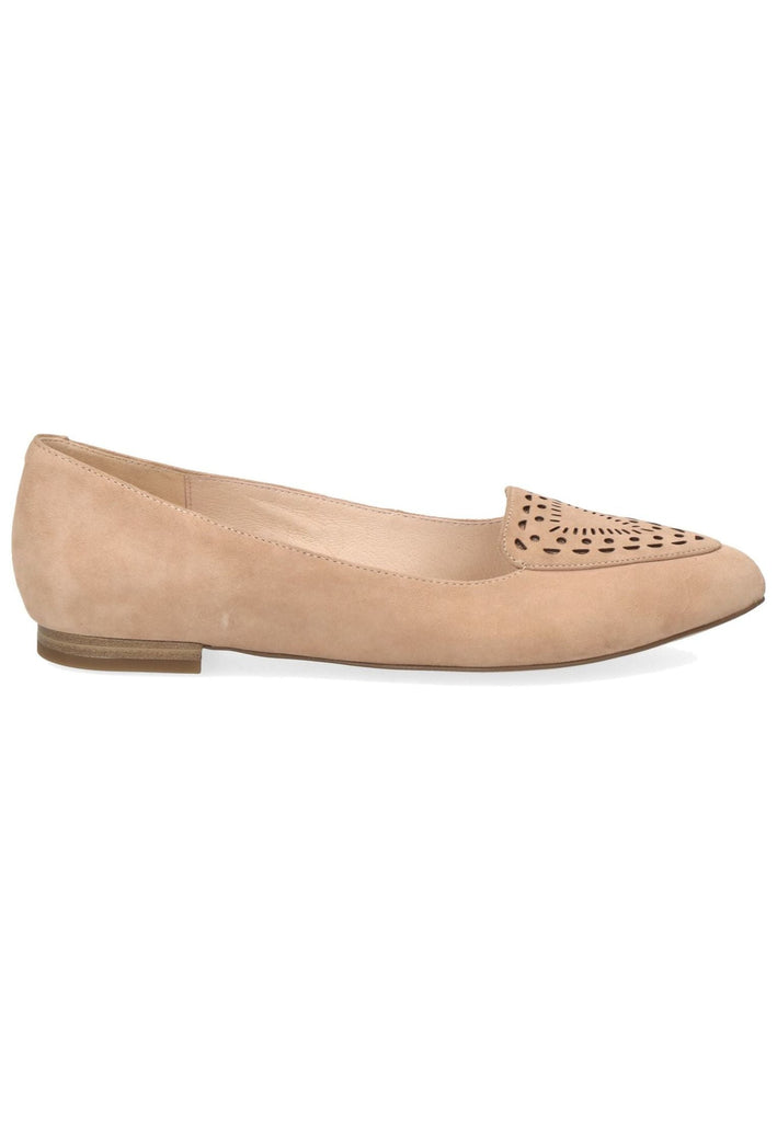 Caprice Ballerinas Veloursleder Desert